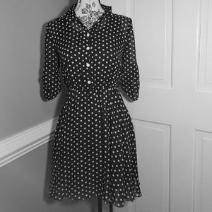 Polka dot party dress
